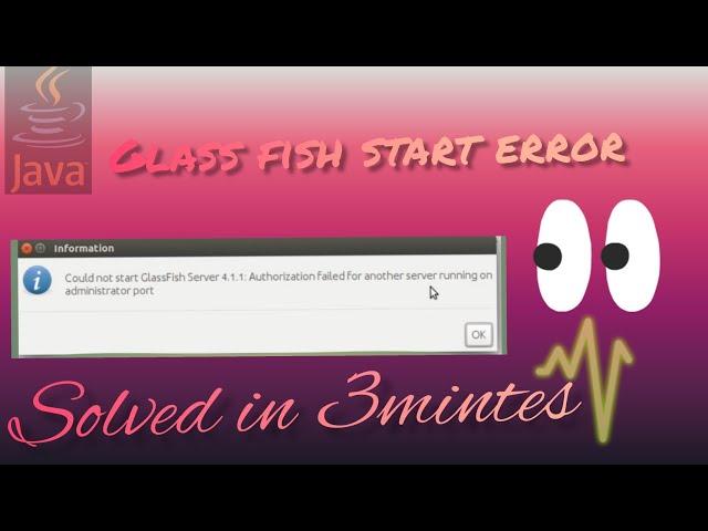 Could not start glassfish server 4.1.1 authorisation failed for another server running on admin port