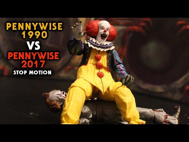 Pennywise (1990) vs Pennywise (2017) Short Stop Motion