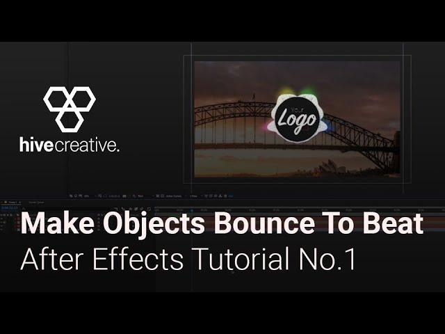 Make Objects Bounce to the Beat | After Effects Tutorial [hivecreative.]