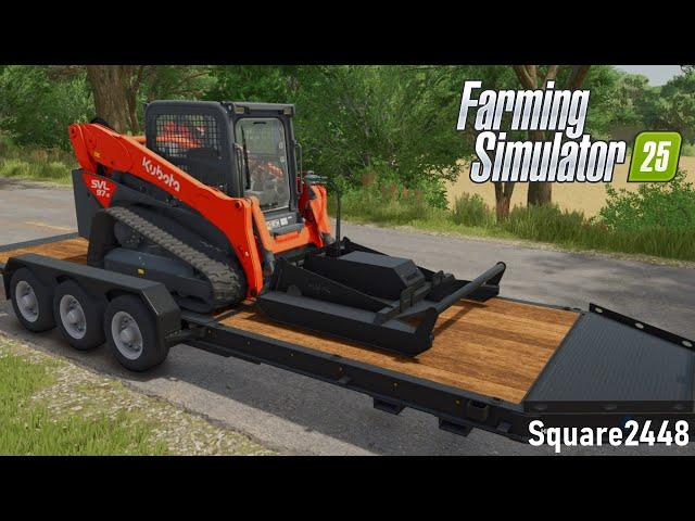 Mowing OVERGROWN LAWN In Farming Simulator 25! (Lawn Care)