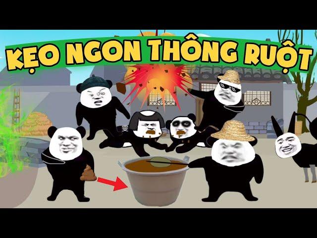 GẤU HÀI HƯỚC - PHẦN 93: Kẹo Ngon Thông Ruột | Phim hoạt hình gấu trúc mặt bựa meme siêu buồn cười