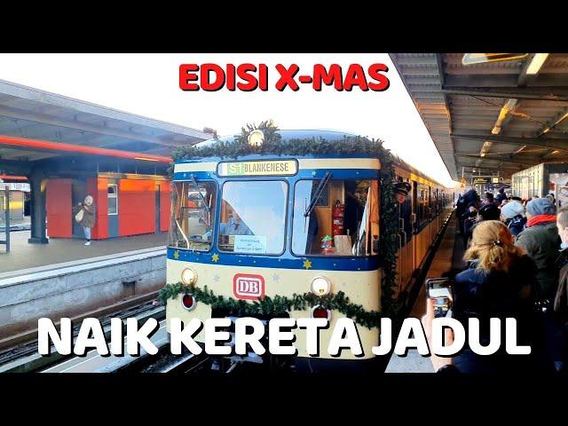 Nyoba Christmas Train Jadul di Jerman