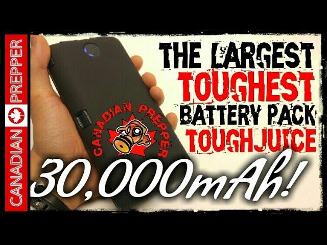 30,000 mAh! Rugged Bombproof Battery Pack: Zerolemon Toughjuice