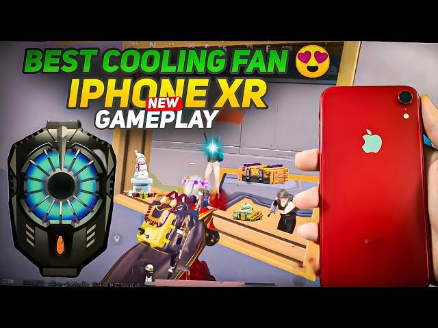 IPHONE XR PUBG TEST 2024IOS 17.5.1 After Update Use Cooling Fan Bgmi /Pubg Mobile Xray Gaming Yt