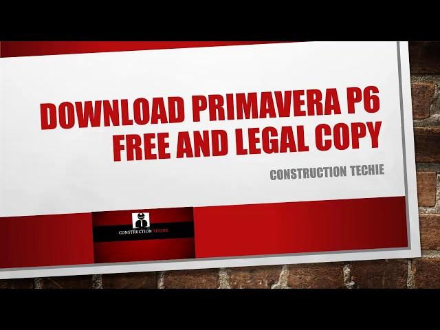 Free Download Primavera P6 Professional V16.2 2017  Genuine & Legal (No Crack/Patch)