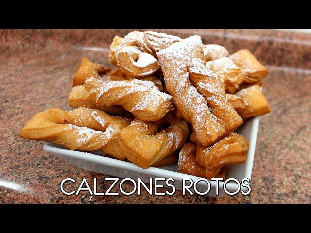 RECETA DE CALZONES ROTOS (¡Súper fácil!) - Come como príncipe