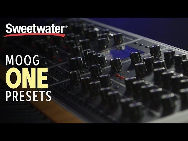 Moog One Presets - With and Without FX — Daniel Fisher