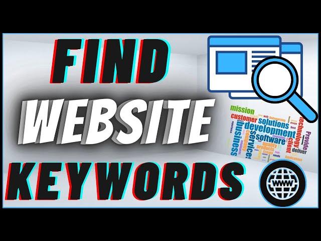 How To Find Website Keywords For Free | Find Keywords Of Competitors