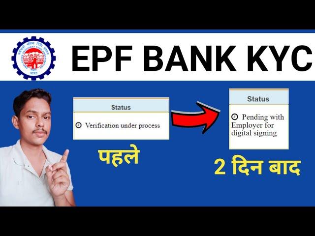 PF Bank kyc not approved by bank || pf bank kyc bank se verify kaise karaye? pf bank kyc big problem