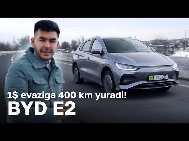 BYD E2: Toshkentdan Bochkaga 6000 so'm! / Salondagi mitti KINOTEATR / Avtoelon.uz