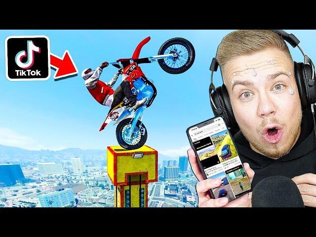 VIRALE GTA 5 STUNTS auf TIK TOK NACHMACHEN (XXL FOLGE)