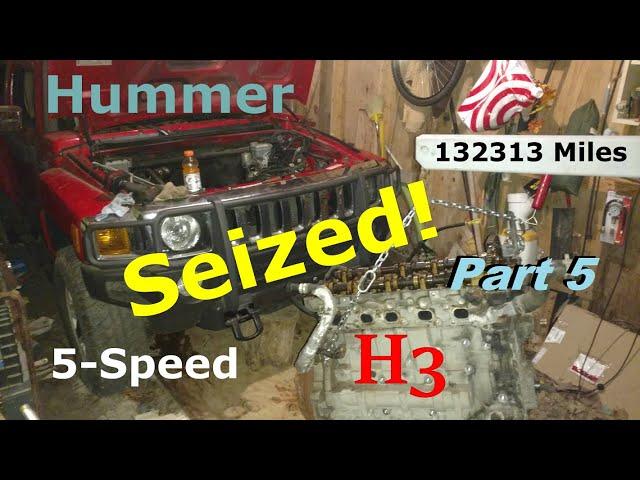 2006 Hummer H3 3.5 5cyl - Timing chain and oil pump -  Part 5