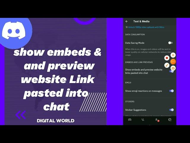 How To Fix Show embeds & preview website Link Pasted into Chat On Discord App 2023