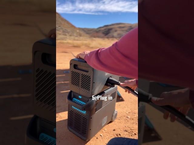 Off-Grid Power for RVing | Anker PowerHouse 767 #shorts #portablepowerstation #portablepower