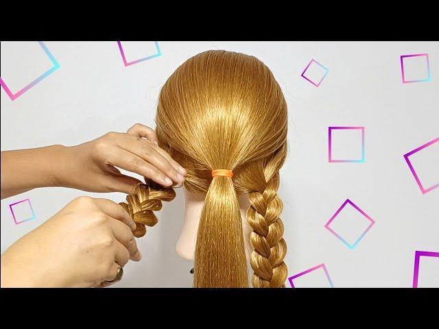 SIMPLE AND QUICK HAIRSTYLE  YOU WILL LOVE IT 