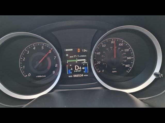 Mitsubishi Lancer X Ralliart SST acceleration 0-220km