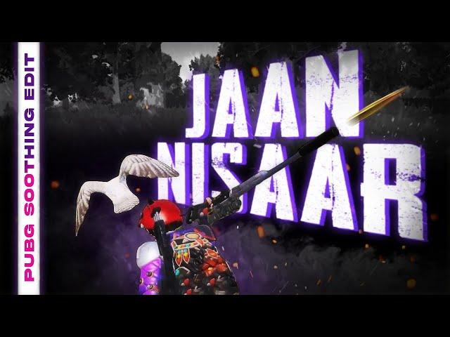 Jaan Nisaar : PUBG Mobile Soothing Edit | Best PUBG Montage | Road to 10k | 3D Effect