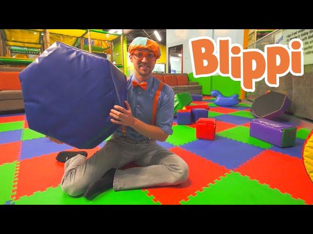 Blippi Visits an Indoor Playground (Kids Club) | 1 HOUR OF BLIPPI TOYS | Educational Videos For Kids