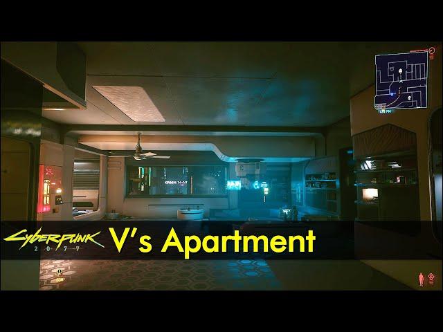 V's Apartment | Cyberpunk 2077 - The Game Tourist