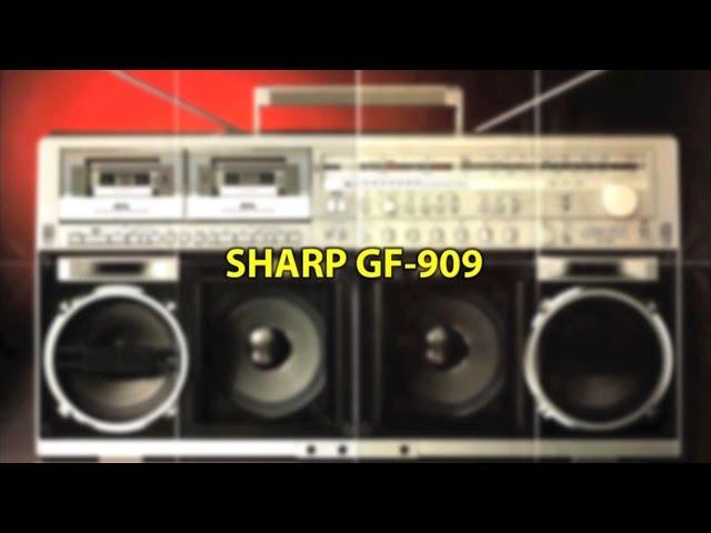 SHARP GF-909 The SEARCHER-W Vintage Boombox Ghettoblaster ラジカセ