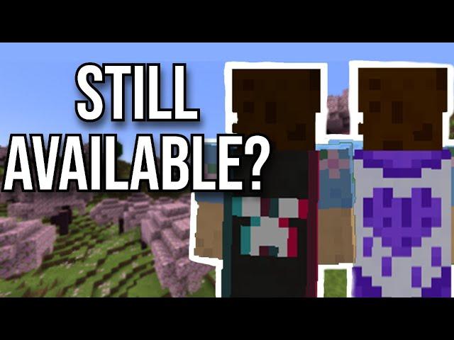 How to get these expired Minecraft Capes!