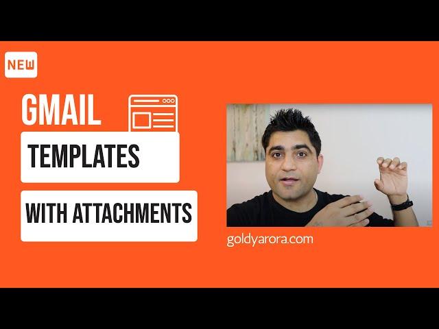 Gmail Canned Responses - email templateswith attachments