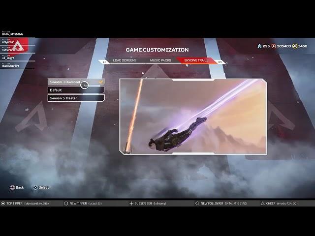 Apex legends dive trials and badges master |How to get skydive trails in apex season 6