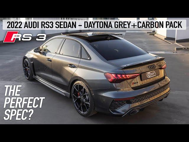 THIS IS IT! 2022 AUDI RS3 - THE PERFECT SEDAN? DAYTONA GREY + CARBON PACK - 5 CYLINDER ORCHESTRA