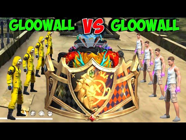 Gloowall Vs Gloowall Fight On Factory | New Gloowall Skin Challange | Noob Vs Pro | Free Fire Max