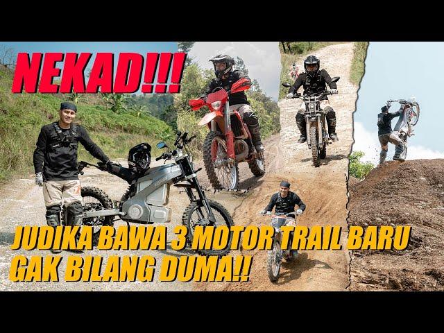 DUMA LAGI HAMIL, JUDIKA BAWA MOTOR TRAIL BARU GA BILANG ISTRI!!