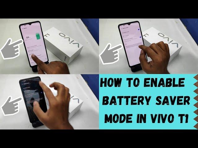 How to Enable Battery saver Mode in VIVO T1 5G| How to on battery saver in Vivo T1 5G