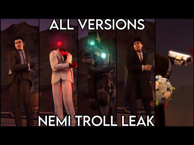 All versions spoiler troll nemi (Dafuqboom, Elite cameraman, Fordel, camera simp, iron cameraman)