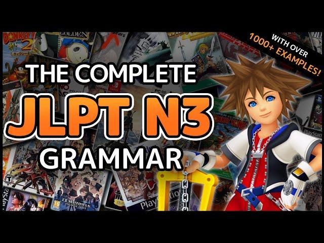 The Complete JLPT N3 Grammar Video(Game) Textbook