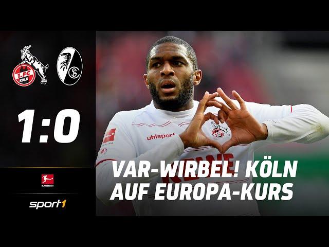 Köln – Freiburg 1:0 | Highlights Bundesliga 21. Spieltag | SPORT1