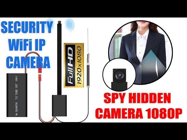 How to use Mini WiFi IP Spy Camera Wireless HD 1080P Button | Hidden Camera For Home Office Security