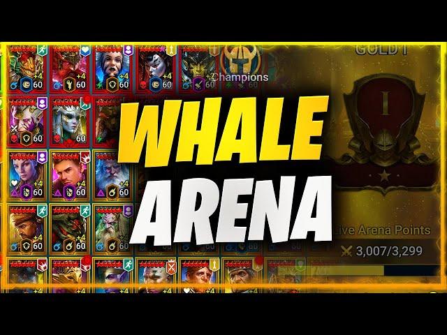 PVP When You Have EVERY Champ MAXED OUT! WHALE LIVE ARENA | RAID SHADOW LEGENDS