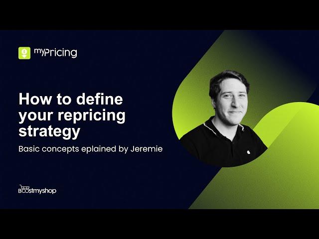 myPricing - How to define your repricing strategy