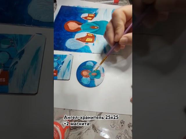 Процесс рисования #картинаназаказ #новыйгод #painting #artist