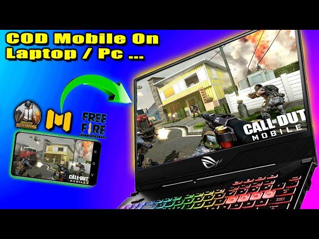 How to play Cod Mobile - Free Fire - Pubg  on LAPTOP / PC ⌨ Mouse Keyboard NOX Emulator Tutorial