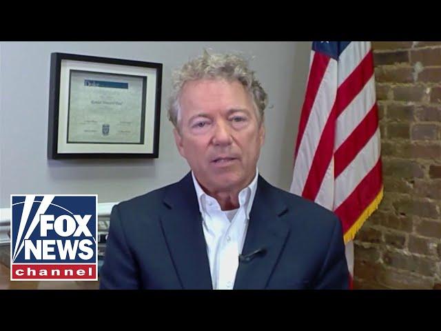 Rand Paul slams ‘incompetent’ withdrawal by Biden