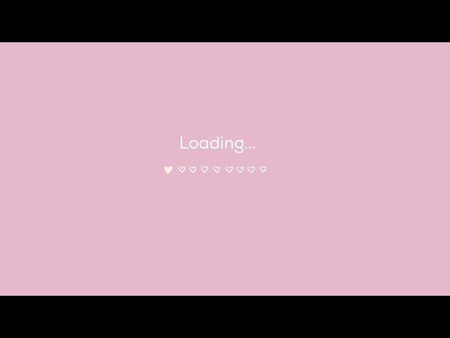 pink cute loading screen || free download || aesthetic loading screen