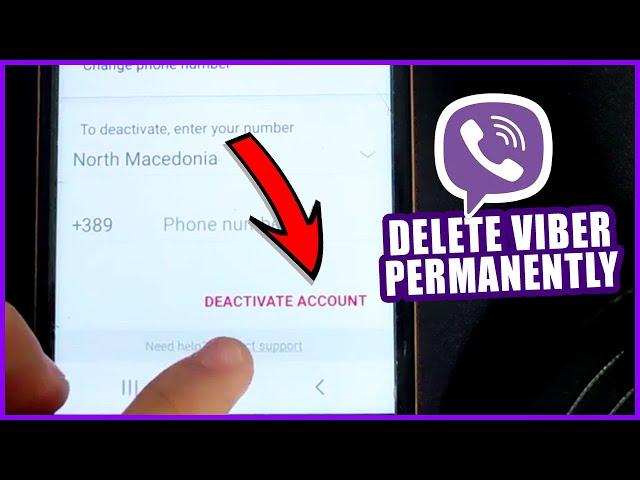 How to Delete Viber Account permanently