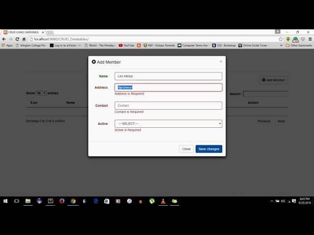 Datatable CRUD with Procedural PHP, MYSQLI, BOOTSTRAP Part 1 Introduction