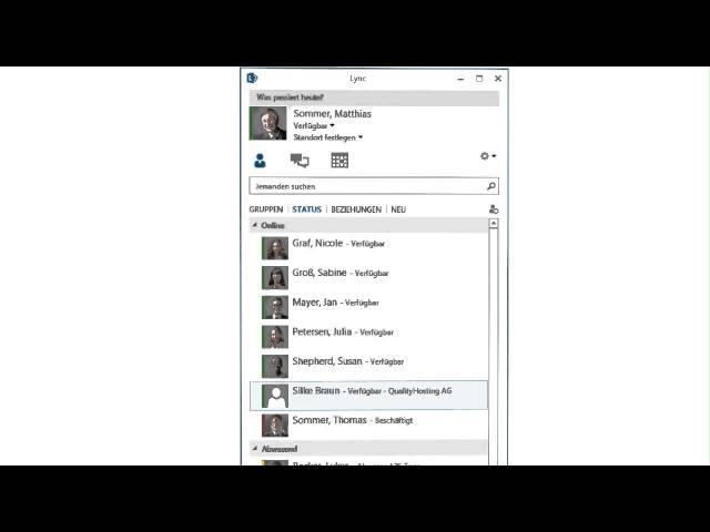 Lync Firmen-Federation von QualityHosting