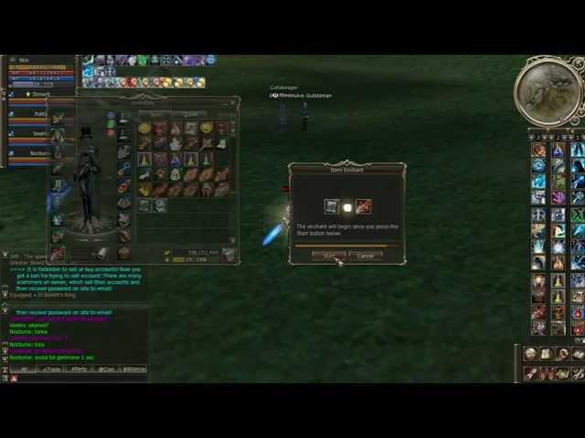 Lineage 2 - Vesper Weapon +15 Enchant