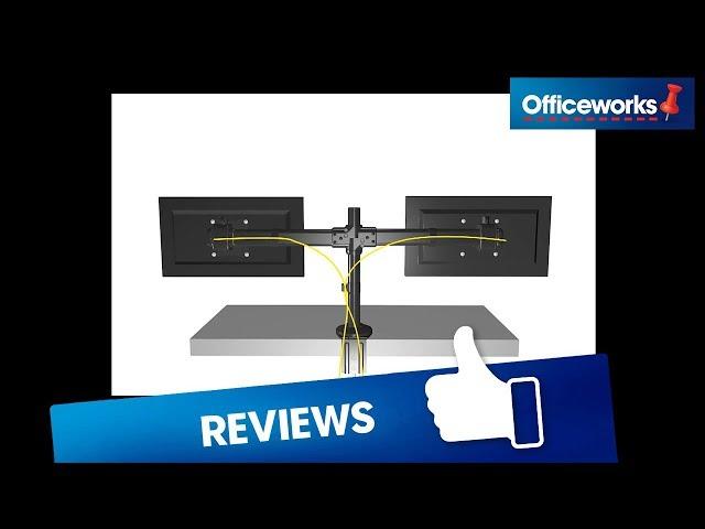 Brateck LDT06 C02 Dual TV Desk Mount