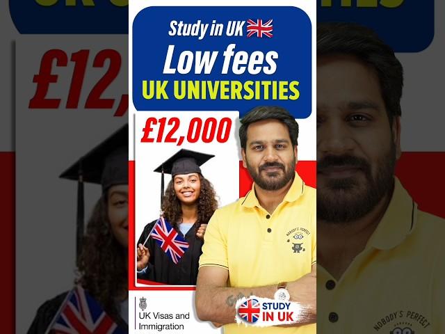 LOW FEES Fees UK Universities : 12 Lakh FEES | Cheapest University in UK