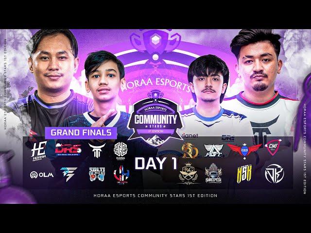 HORAA ESPORTS Community Stars 1st Edition | Finals Day 1