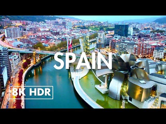 Spain  in 8K ULTRA HD HDR 60 FPS Video by Drone