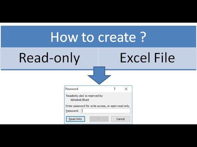 How to create Read-Only Excel file?